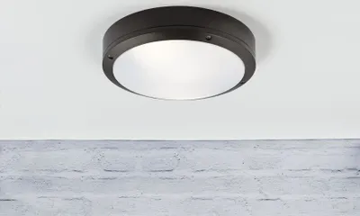 Produktbild von Nordlux Deckenlampe Desi 22, Schwarz, Ip44, 12W, 77636003