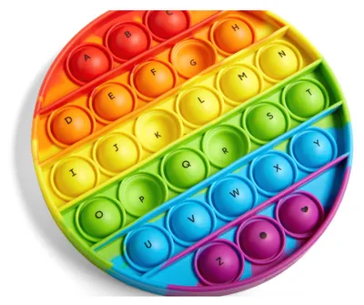 Zdjęcie produktu dla Learning Resources Alphabet Spielzeug - Sensorische Bubble Poppers Set aus 6