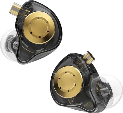 Obrázek produktu pro Sluchátka do uší s monitorovacím systémem, duální magnetická dynamická jednotka Sluchátka do uší Shock Bass s odnímatelným kabelem 0,75 mm (s mikrofonem)