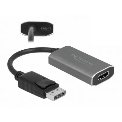 Obrázok produktu pre DeLOCK 63118, 0,2 m, DisplayPort, Typ HDMI (štandard), Samec, Samica, Priamy
