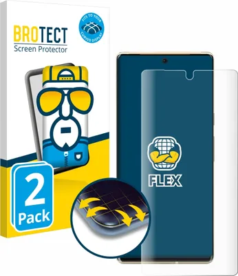 Produktbild von 2x BROTECT Fullscreen Schutzfolie für Google Pixel 6 Pro Displayschutz Folie Fullcover Klar Transparent