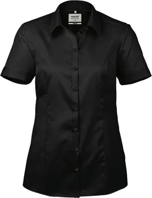 Produktbild von HAKRO Hakro Damen Bluse Business 1/2 Arm #112 Gr. 2XL schwarz