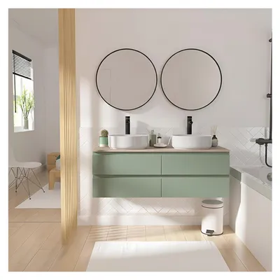 Immagine prodotto di Mobile bagno sospeso SORRENTO da 120 cm con doppio lavabo