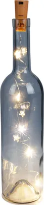 Produktbild von Flaschen-Lichterkette Weihnachten Winter Stern Korken Flaschenlicht LED warmweiß inkl. Batterie