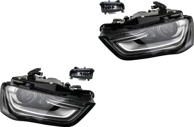 Immagine prodotto di Johns, set di fari allo xeno adatto per Audi A4 8K D3S H7 L&R 02/2012- con TFL+fog 8K0941699 8K0941699B 8K0941700 8K0941700B 8K0941753 8K0941754