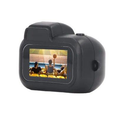 Produktbild von Mini-Digitalkamera 1080P – 2MP Kompaktkamera mit Farbbildschirm, 100 Minuten Akkulaufzeit und Handgelenkschlaufe für Teenager, Schüler und Kinder