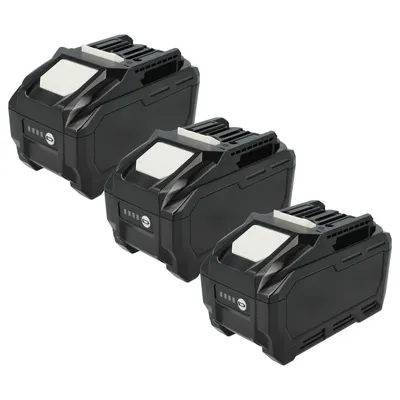 Produktbild von EXTENSILO 3x Akku kompatibel mit Makita TD001G, HS004G, W001G, HR003G Werkzeug (6000 mAh, Li-Ion, 40 V)