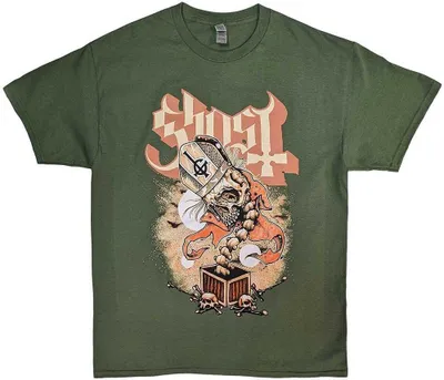 Image de Ghost - T-shirt "Jack In The Box" pour homme/femme unie RO9861 (XL) (Vert)