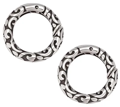 2 Federringverschlüsse 20,5 mm aus 304 Edelstahl
