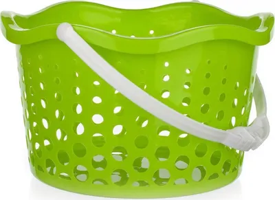 Produktbild von BANKETT Kleiner Korb Plastik hängend 19 cm, grün