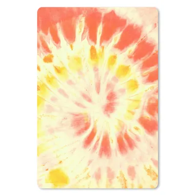 Produktbild von MuchoWow® Mauspad Mousepad Krawattenfärbung - Rot - Gelb 18x27 cm - Mousepads - Maus Mat - Pad - Mausunterlage