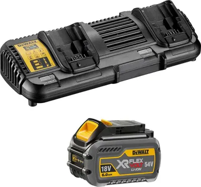 Immagine prodotto di Set di alimentazione DeWALT FlexVolt DCB132T1 (1 x 54V/18V 6,0 Ah + DCB132)