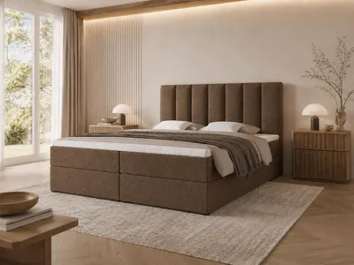 Produktbild von Emlar Boxspringbett Bella 120x200 - Bett mit Matratze und Topper - Boxspringbett mit Bettkasten und Matratze - Boxspringbett Grau (Quelle 25)