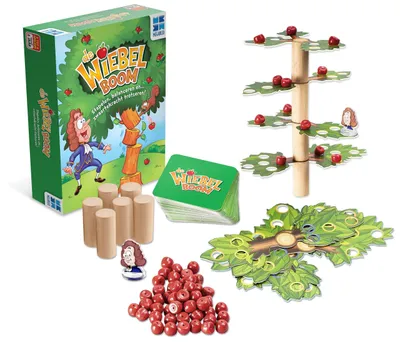 Zdjęcie produktu dla MEGABLEU De Wiebelboom, Gra planszowa, Drobne umiejętności motoryczne (zręczność), 6 lat(a), 15 min, Gra rodzinna