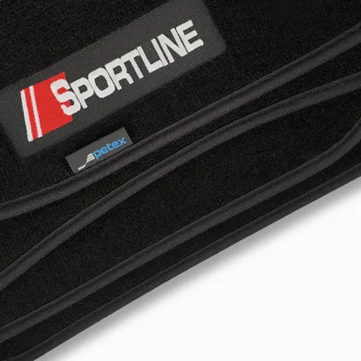 Produktbild von 4-tlg Fußmatten für Cupra Formentor ab 10/2020, Autoteppich Velours, Automatten "Dynamic" von PETEX