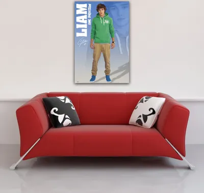 Image de One Direction - Poster - Liam 2012 + 1 paquet de tesa Powerstrips® - Contenu 20 pièces