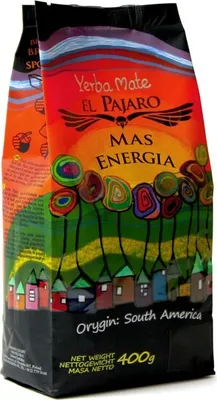 Produktbild von Yerba Mate El Pajaro Mas Energia 400g
