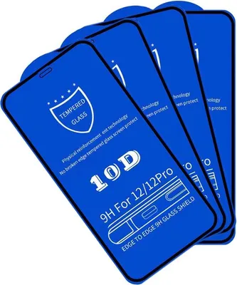 Image de INF Lot de 4 protections d'écran en verre trempé 10D pour iPhone 17AIR