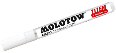 Produktbild von Molotow EMPTY PUMP-MARKER Leermarker 111EM, 2mm fine tip