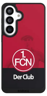 Produktbild von NIVOCASE Handyhülle für Samsung Galaxy S26+  Hülle NIVOpure Case Schwarz 1. FC Nürnberg Der Club Offizielles Lizenzprodukt