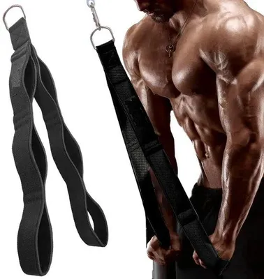 Obrázek produktu pro Unyqoos® Nastavitelné tréninkové lano pro fitness a kulturistiku s dodatečným úchopem