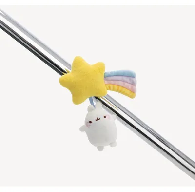 Produktbild von NICI Magnettier MagNICI Sternschnuppe mit MOLANG weiß 5cm