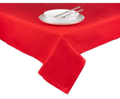 Imagen del producto de Mantel Excelsa, modelo Panama, algodón, 140x180 cm, color rojo