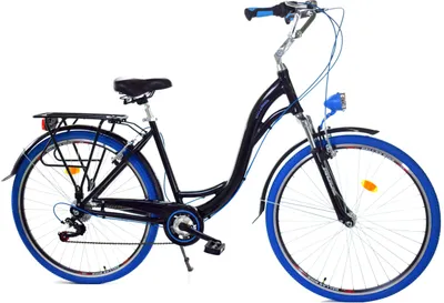 Zdjęcie produktu dla Rower Dallas City Alu 28" 7spd - czarny z niebieskim