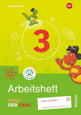 Obrázok produktu pre Welt der Zahl 3. Arbeitsheft mit Interaktiven Übungen. Für Bayern