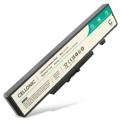 Immagine prodotto di CELLONIC 1x Batteria per PC portatile Compatibile con Lenovo IdeaPad Z585A, IdeaPad Z580A, ThinkPad Edge E540, L11S6Y01 – (4400mAh, 11.1V)