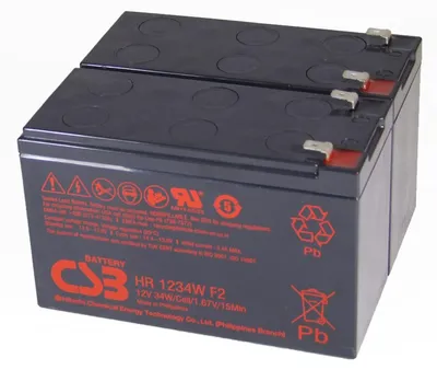 Image de CSB La batterie au plomb HR 1234W F2 remplace la APC RBC 33 12V 9Ah