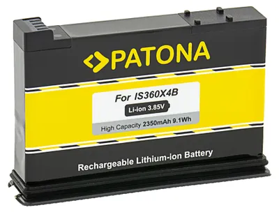 Obrázek produktu pro PATONA 1417, Insta360, 2350 mAh, 3,85 V, Lithium-ion (Li-ion)