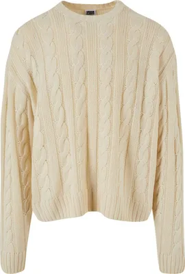 Produktbild von Urban Classics - Boxy Strickpullover Sweater sand - XL
