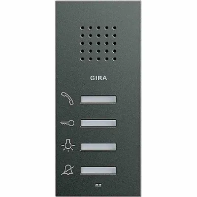 Produktbild von GIRA 125028 Wohnungsstation AP System 55 anthrazit