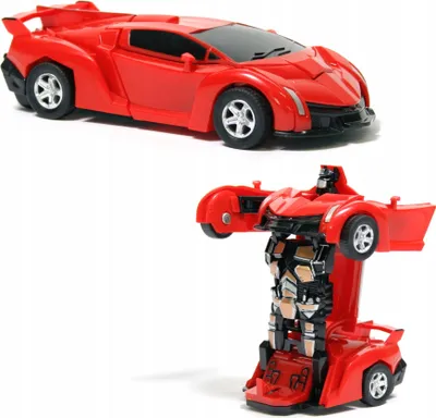Produktbild von 2in1 Auto Robot Transformer Spielzeug Rennwagen Figur Verwandlung Kinder Geschenkidee