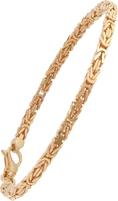 Produktbild von Goldarmband Königskette  Breite 3,0 mm  21 cm massiv 750-18 Karat Gold