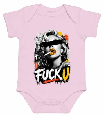 Productafbeelding van Verdomme, mevrouw, sigaret, misdaadlocatie, straat, verklaring, sarcasme, baby, lichaam, roze, 3/6