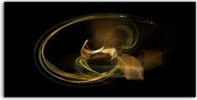 Produktbild von Coloray Glasbild 140x70  Wandbild Glasbilder abstrakte fraktales Impressionismus