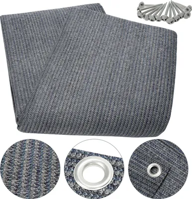 Produktbild von Aopunly Vorzeltteppich,Zeltteppich,Rasenschutz,viele Größen,Grau,250*500CM