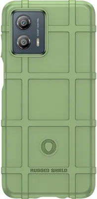 Produktbild von Mobigear Rugged Shield  Motorola Moto G53 5G Hülle Flexibles TPU Backcover Stoßfest - Grün