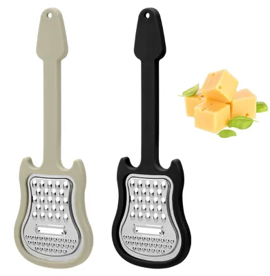 2er-Set Gitarren-Käseraspel, Edelstahl, Multifunktionsreibe