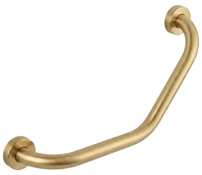 Obrázok produktu pre Rea Kúpeľňové Rohové Madlo Brush Gold