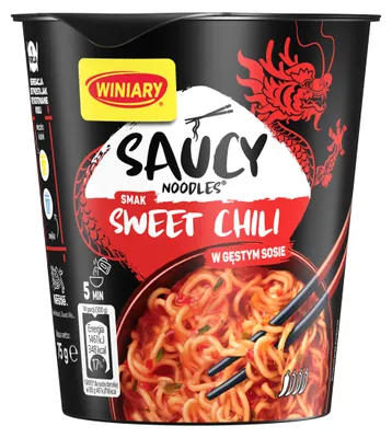Zdjęcie produktu dla WINIARY streetfood Nudle Słodkie Chili 75g