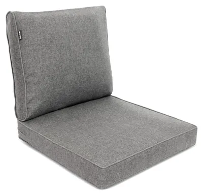 Produktbild von Bomoe Outdoor Loungekissen Set Ilano, 60x60cm, 60x40cm Hellgrau