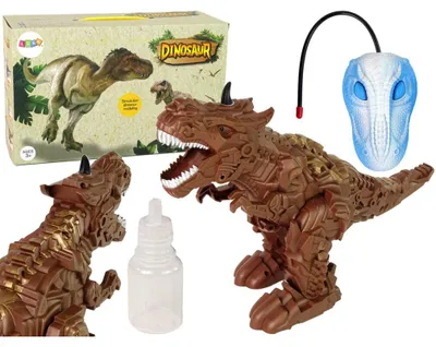 Produktbild von Leantoys Dinosaurier Ferngesteuerter Dampfprojektor Braun