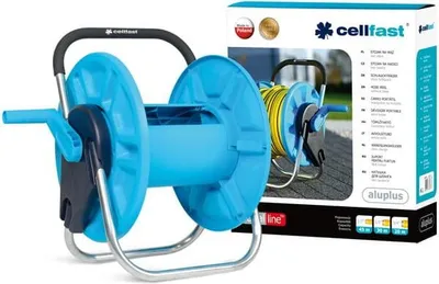 Productafbeelding van Cellfast Aluplus slanghouder, 60 meter, 1/2 inch, tuinslanghouder