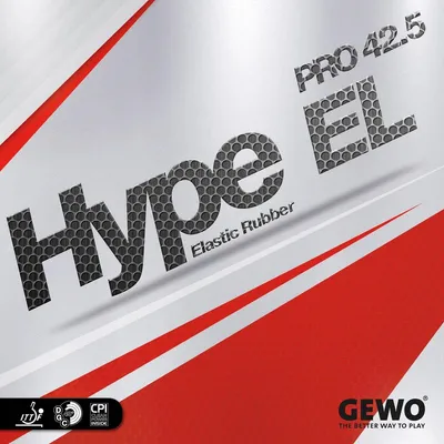 Produktbild von GEWO Tischtennisbelag / Hype EL Pro 42.5 / NEU /