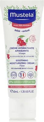 Produktbild von Mustela Bébé Soothing Moisturizing Face Cream beruhigende Emulsion für Kinder 40 ml