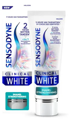 Produktbild von Sensodyne Clinical White Zahnpasta zur Stärkung des Zahnschmelzes (75 ml)