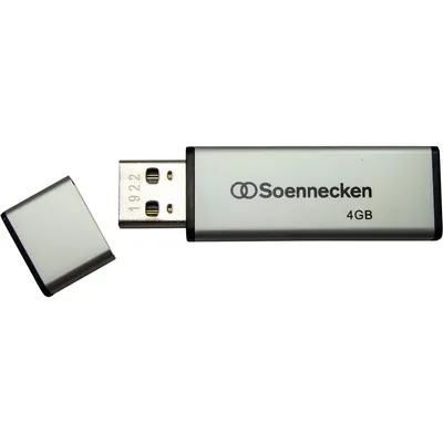Zdjęcie produktu dla Pamięć USB Soennecken 71616 2.0 4GB czarny/srebrny